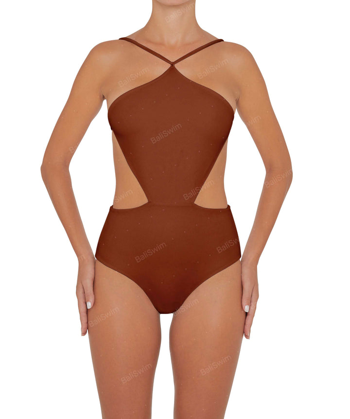 BSWS-S45 High Neck Side Cutout One Piece