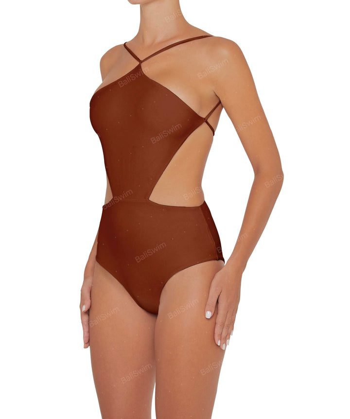 BSWS-S45 High Neck Side Cutout One Piece