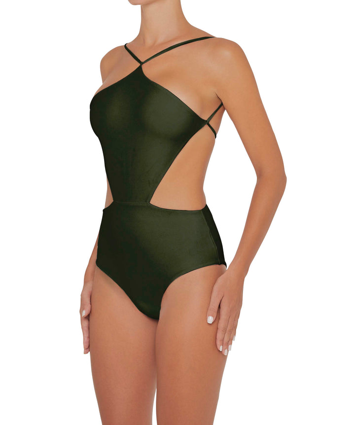 BSWS-S45 High Neck Side Cutout One Piece