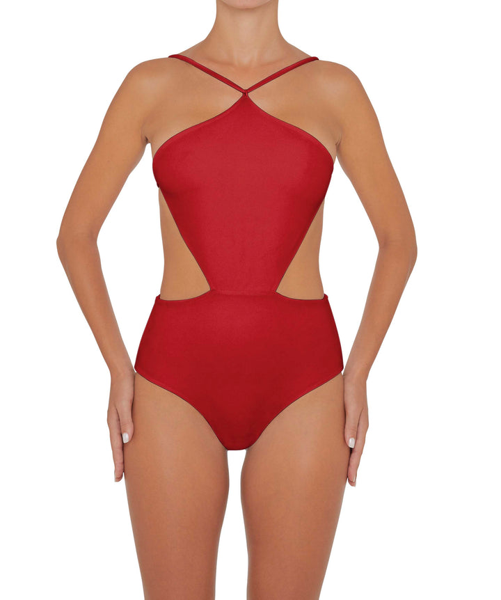 BSWS-S45 High Neck Side Cutout One Piece