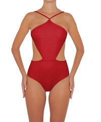 BSWS-S45 High Neck Side Cutout One Piece
