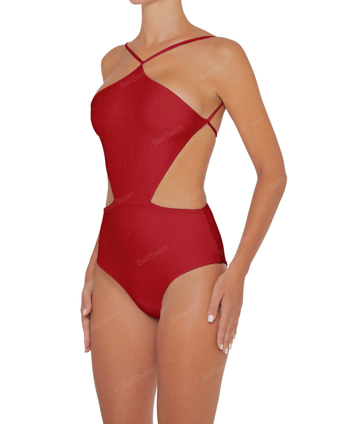 BSWS-S45 High Neck Side Cutout One Piece