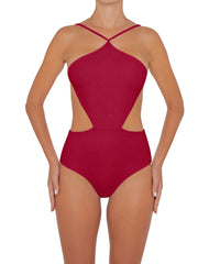 BSWS-S45 High Neck Side Cutout One Piece