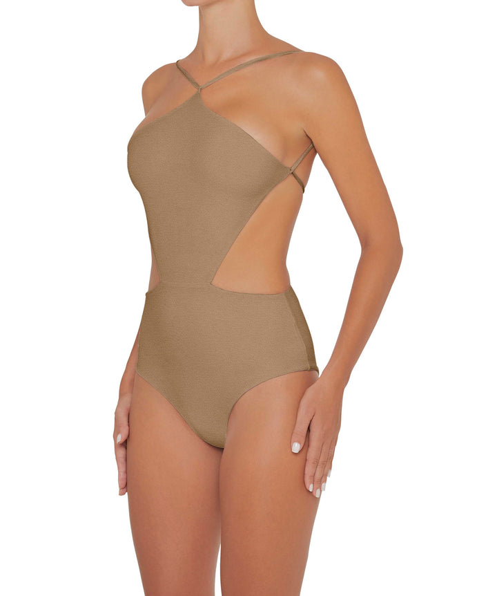 BSWS-S45 High Neck Side Cutout One Piece