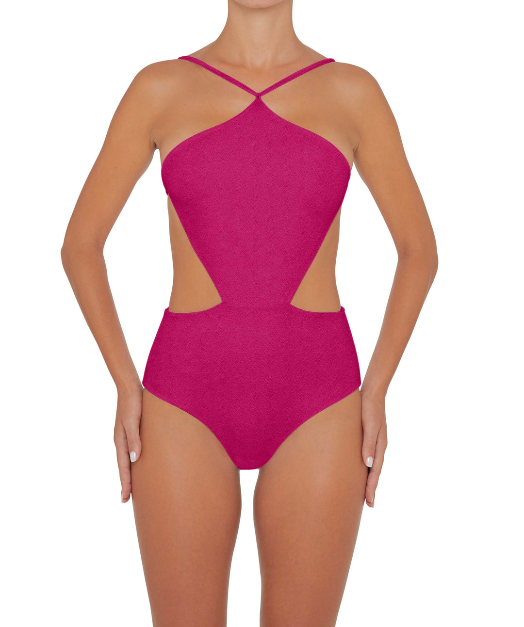 BSWS-S45 High Neck Side Cutout One Piece