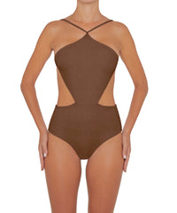 BSWS-S45 High Neck Side Cutout One Piece
