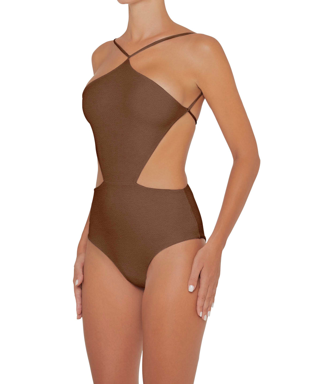 BSWS-S45 High Neck Side Cutout One Piece