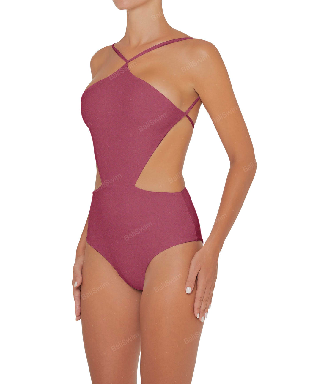 BSWS-S45 High Neck Side Cutout One Piece