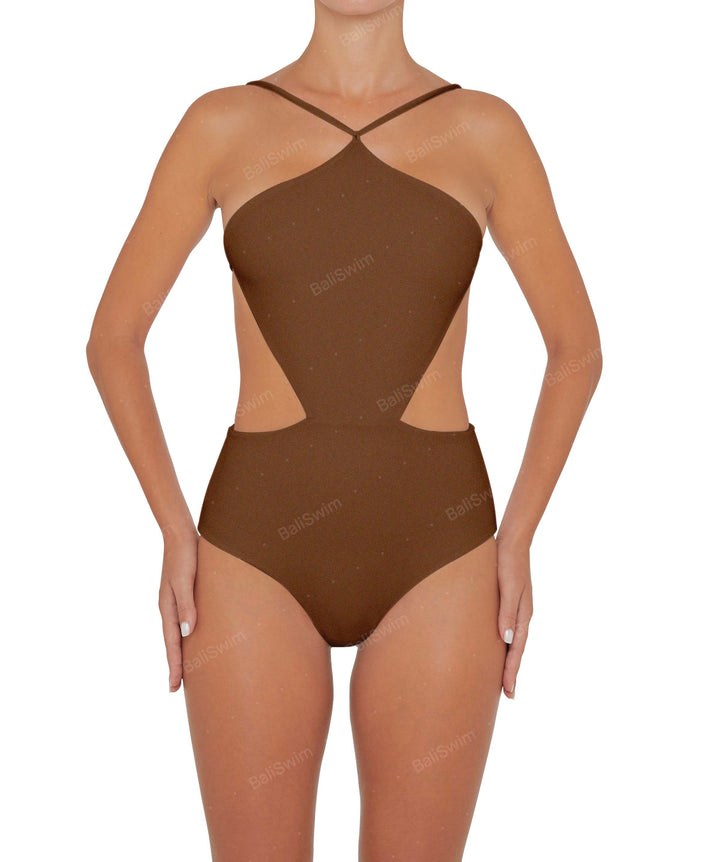 BSWS-S45 High Neck Side Cutout One Piece