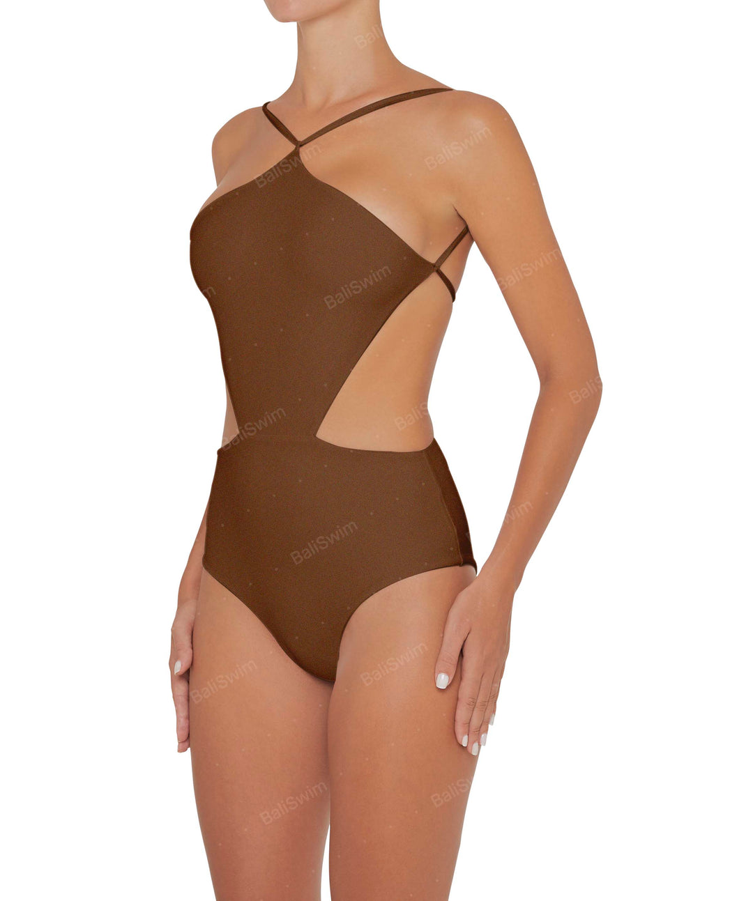 BSWS-S45 High Neck Side Cutout One Piece
