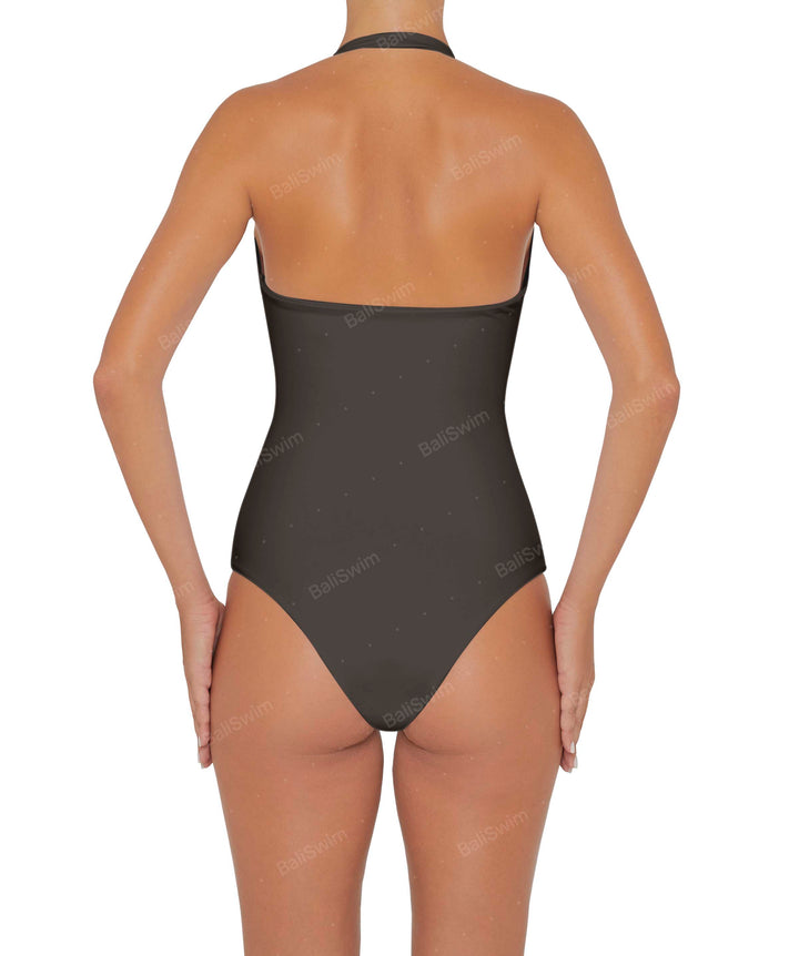 BSWS-S48 Halter Center Front Cutout One Piece