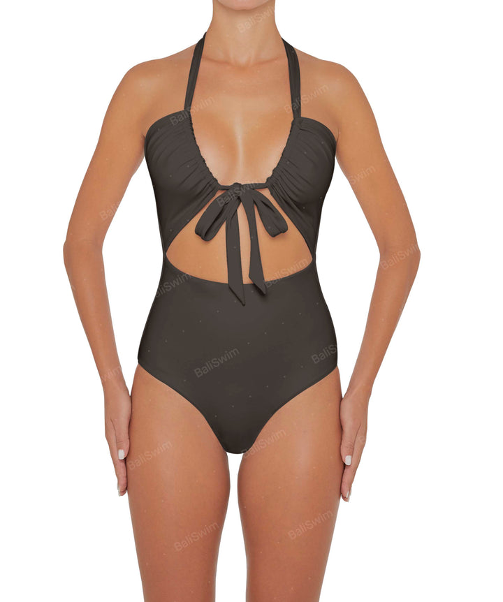 BSWS-S48 Halter Center Front Cutout One Piece