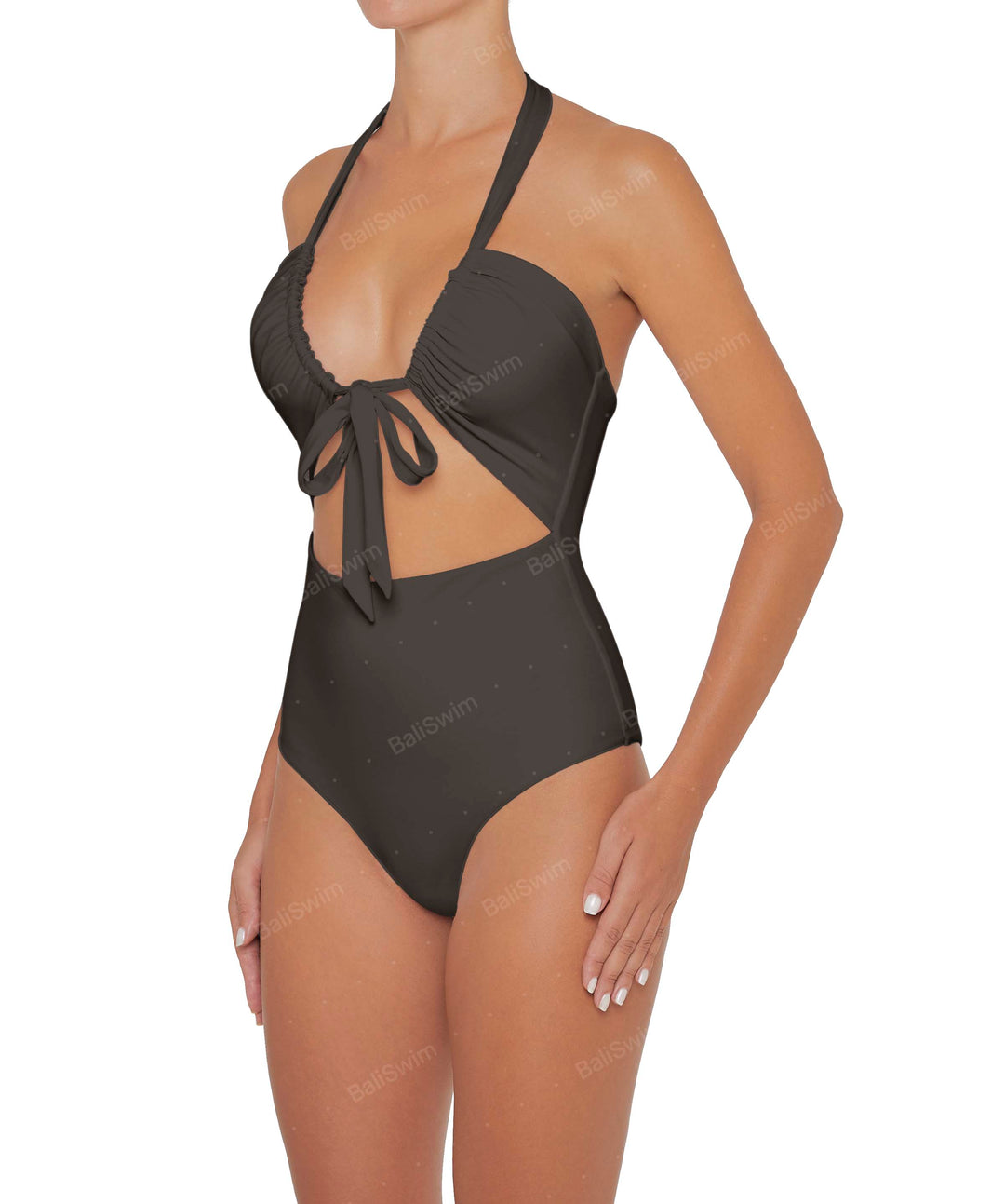 BSWS-S48 Halter Center Front Cutout One Piece