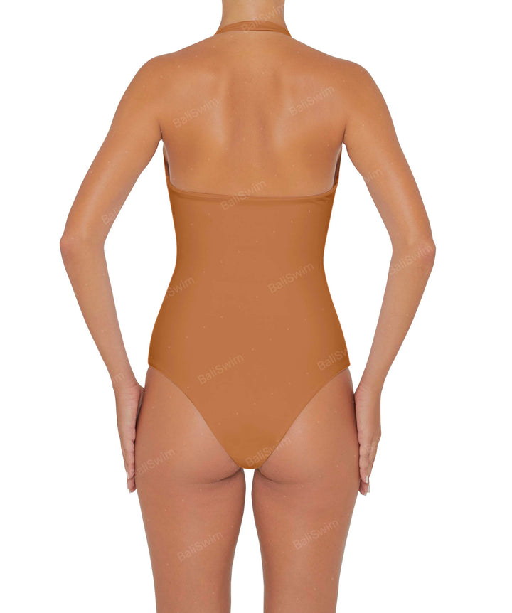 BSWS-S48 Halter Center Front Cutout One Piece