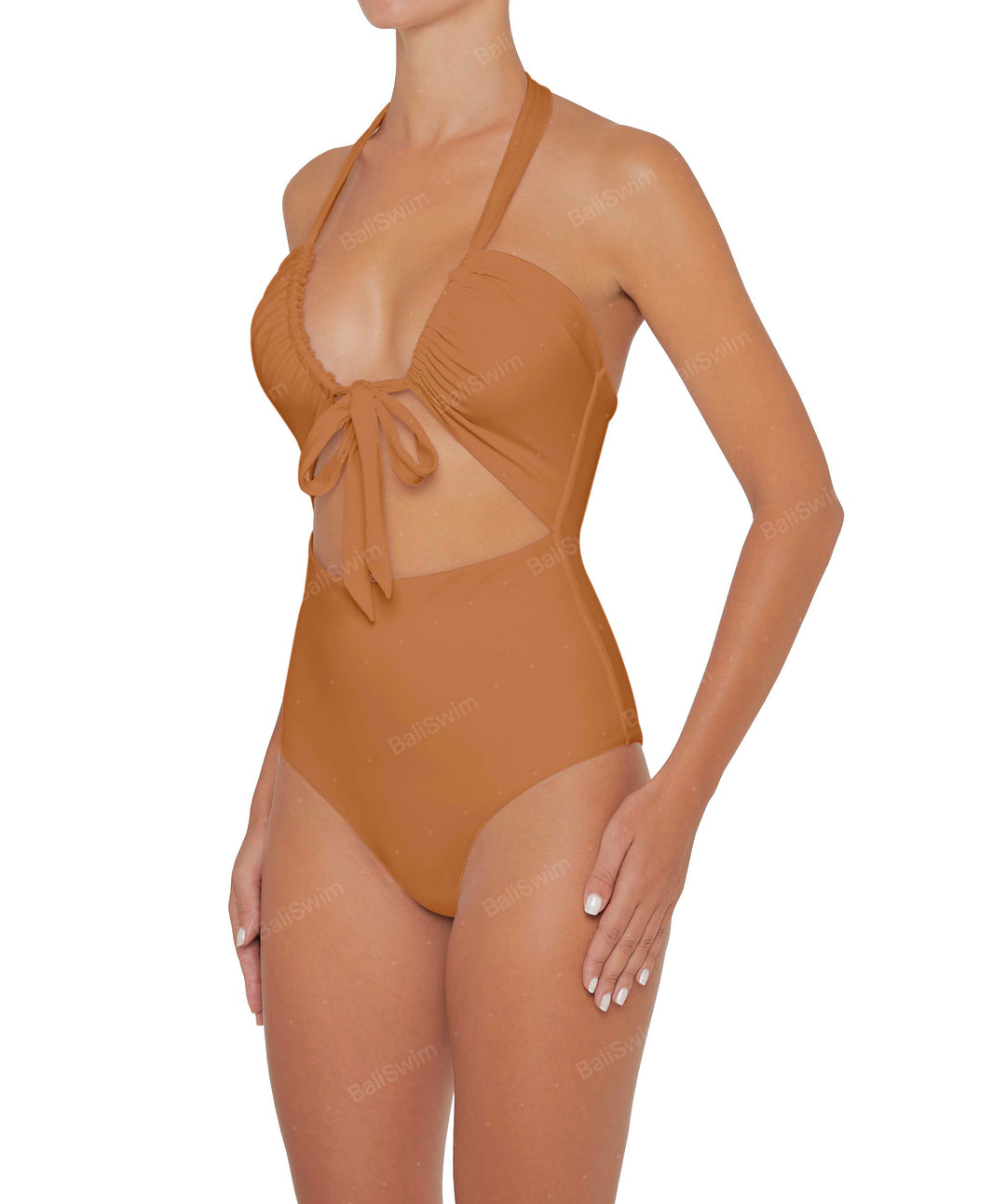 BSWS-S48 Halter Center Front Cutout One Piece