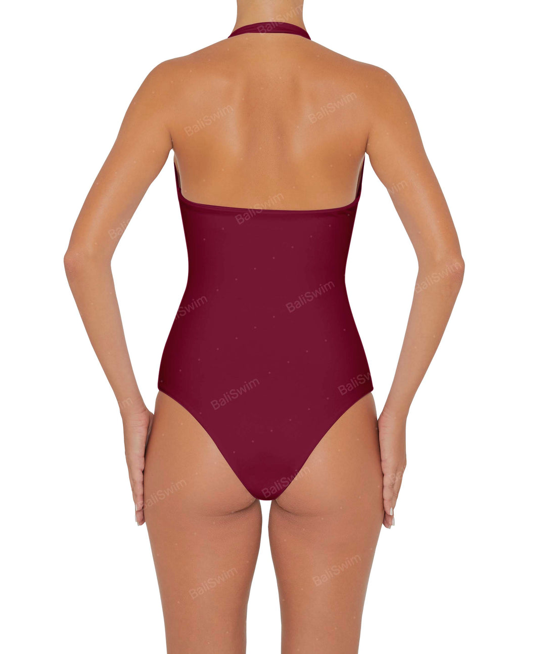 BSWS-S48 Halter Center Front Cutout One Piece