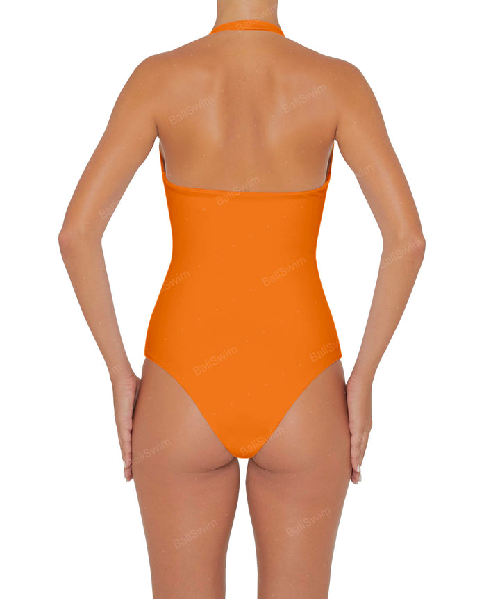 BSWS-S48 Halter Center Front Cutout One Piece