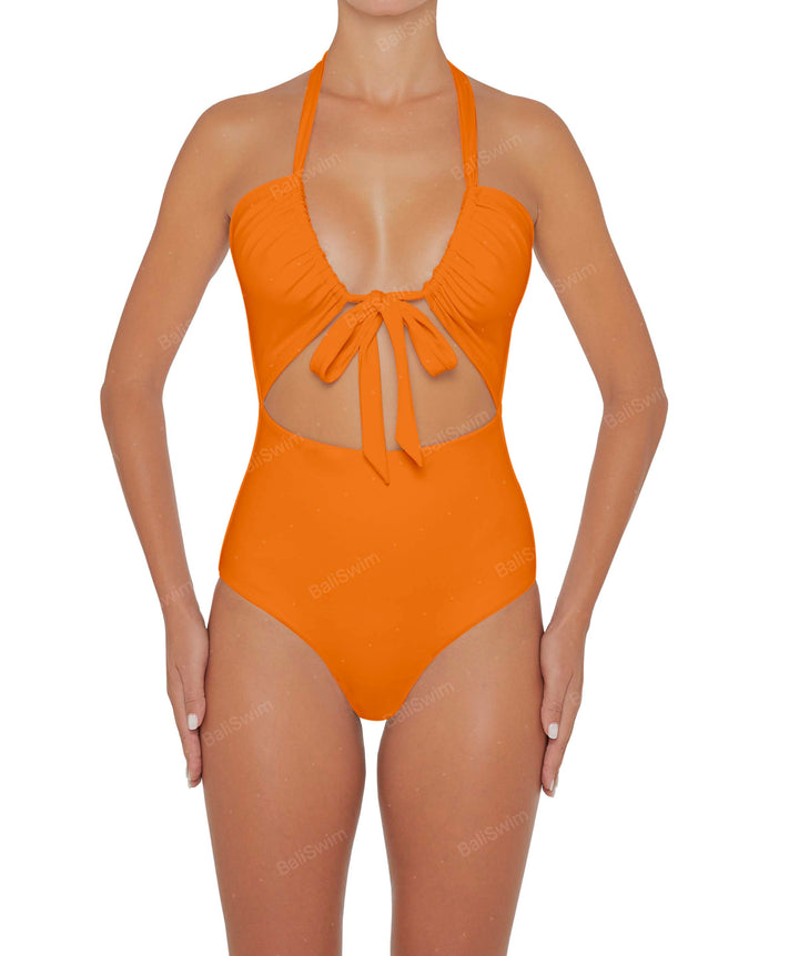 BSWS-S48 Halter Center Front Cutout One Piece