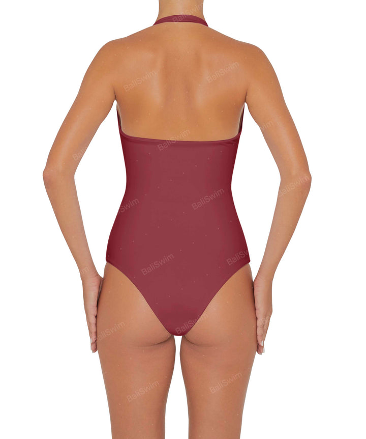 BSWS-S48 Halter Center Front Cutout One Piece