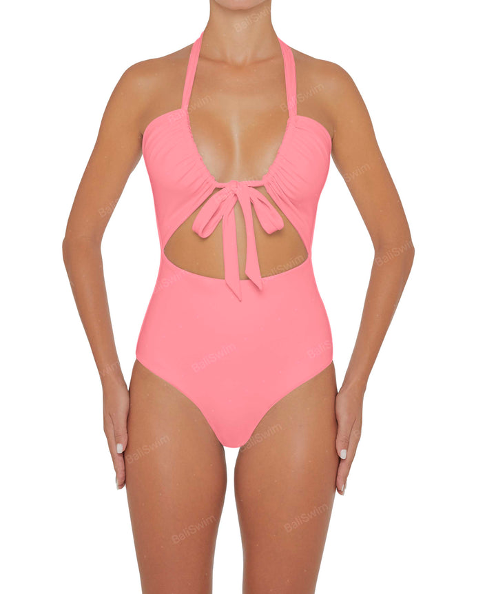 BSWS-S48 Halter Center Front Cutout One Piece