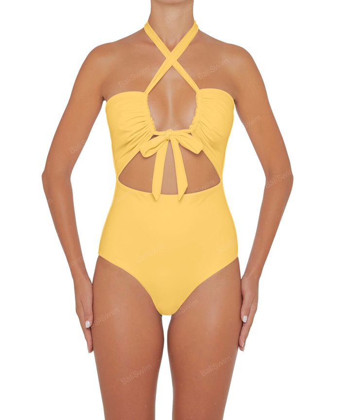 BSWS-S48 Halter Center Front Cutout One Piece