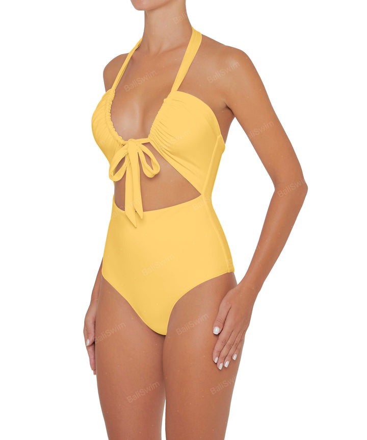 BSWS-S48 Halter Center Front Cutout One Piece