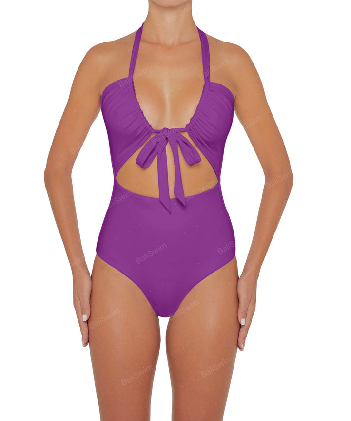 BSWS-S48 Halter Center Front Cutout One Piece