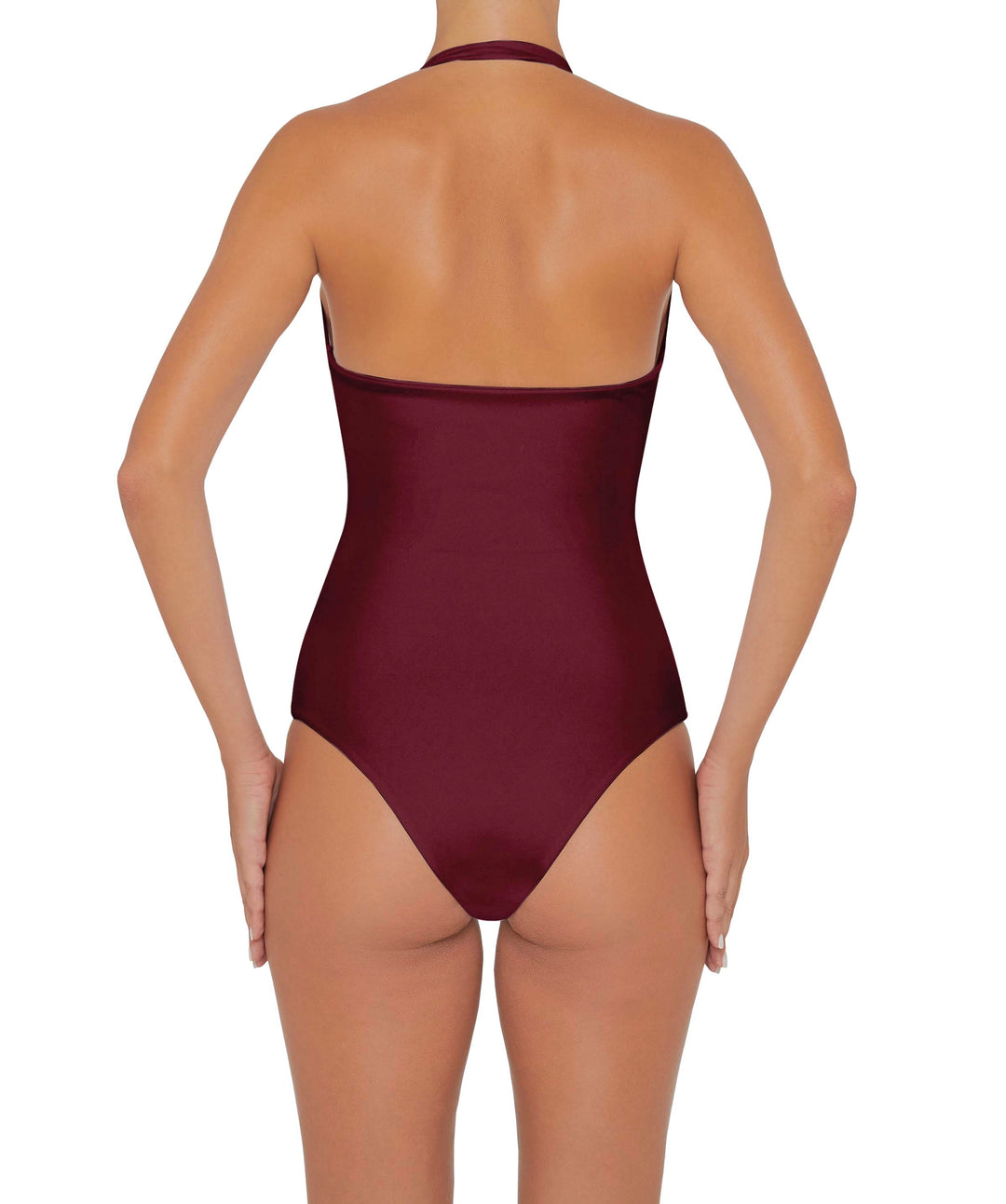 BSWS-S48 Halter Center Front Cutout One Piece
