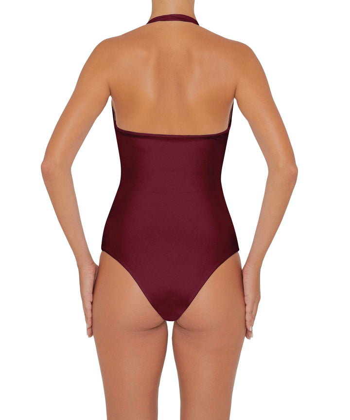 BSWS-S48 Halter Center Front Cutout One Piece
