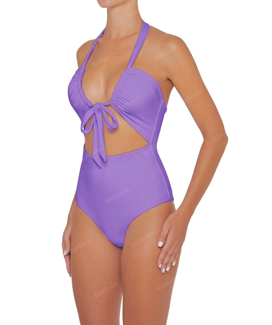 BSWS-S48 Halter Center Front Cutout One Piece