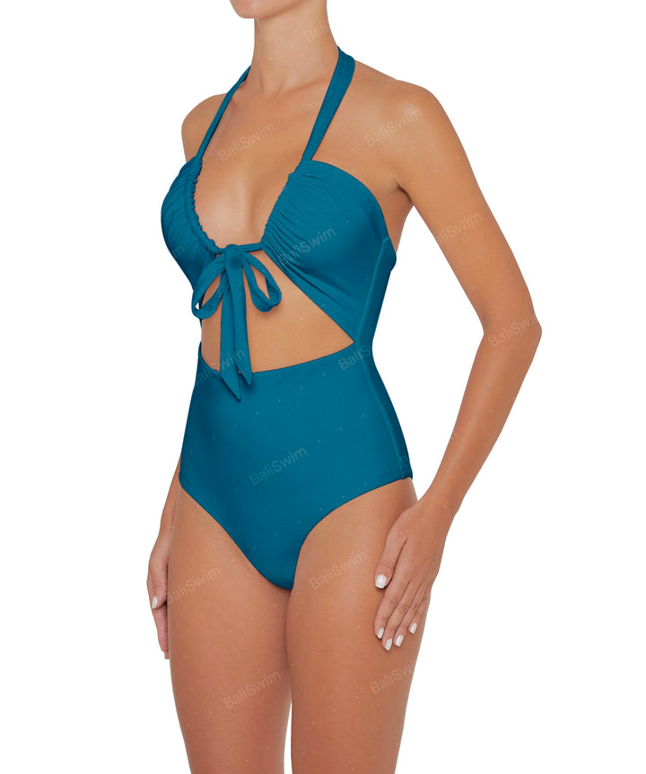 BSWS-S48 Halter Center Front Cutout One Piece