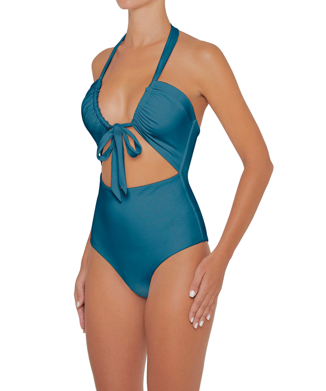 BSWS-S48 Halter Center Front Cutout One Piece