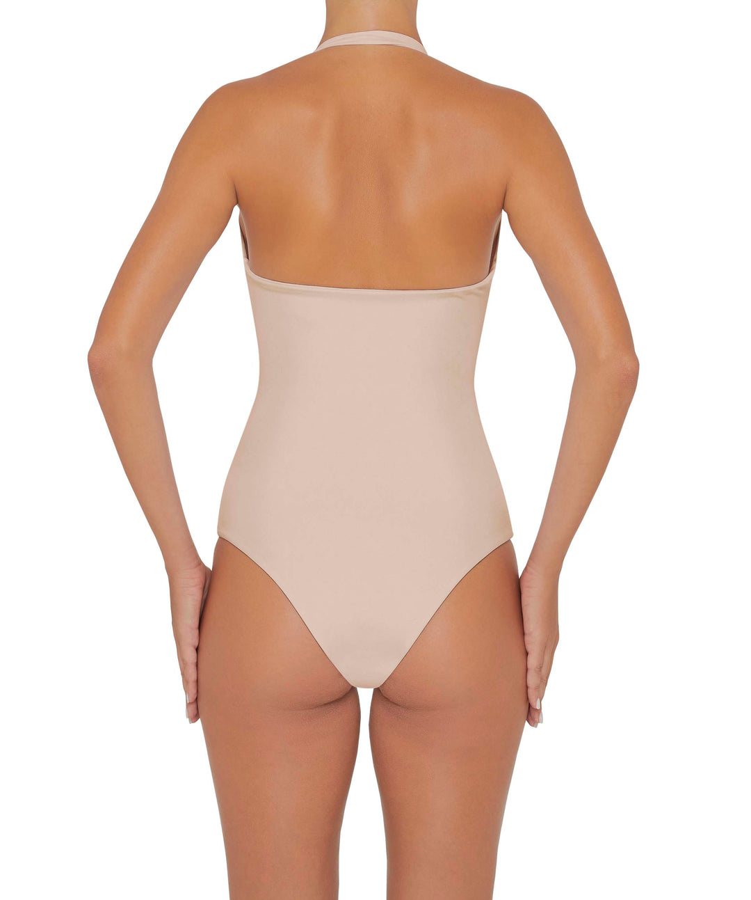 BSWS-S48 Halter Center Front Cutout One Piece