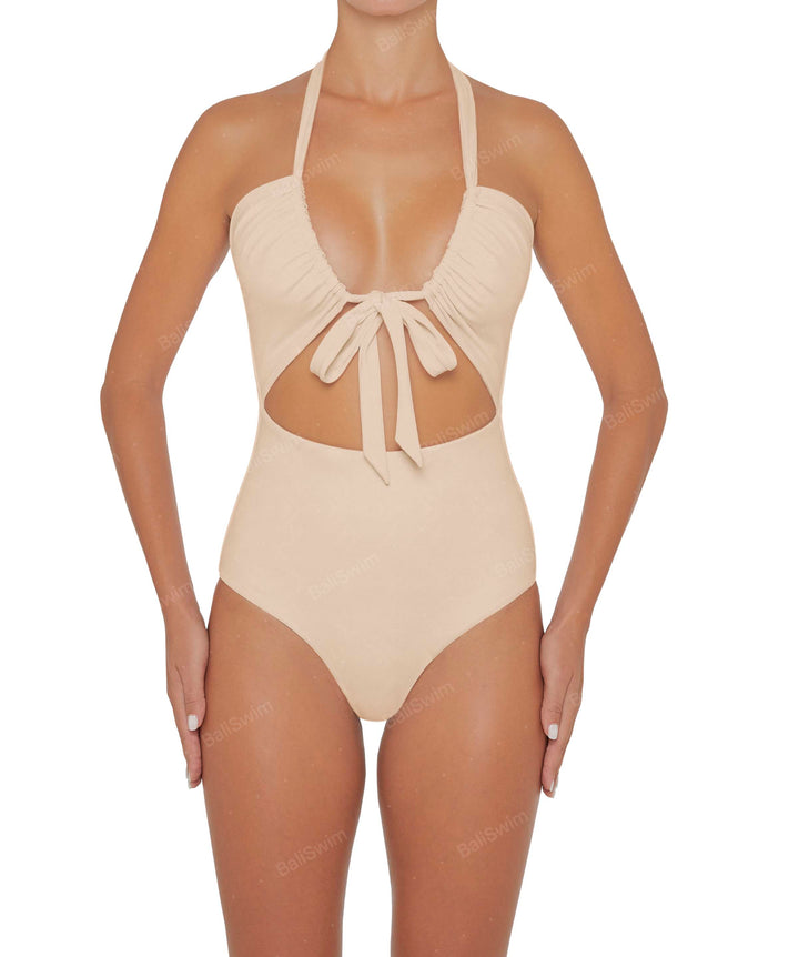 BSWS-S48 Halter Center Front Cutout One Piece