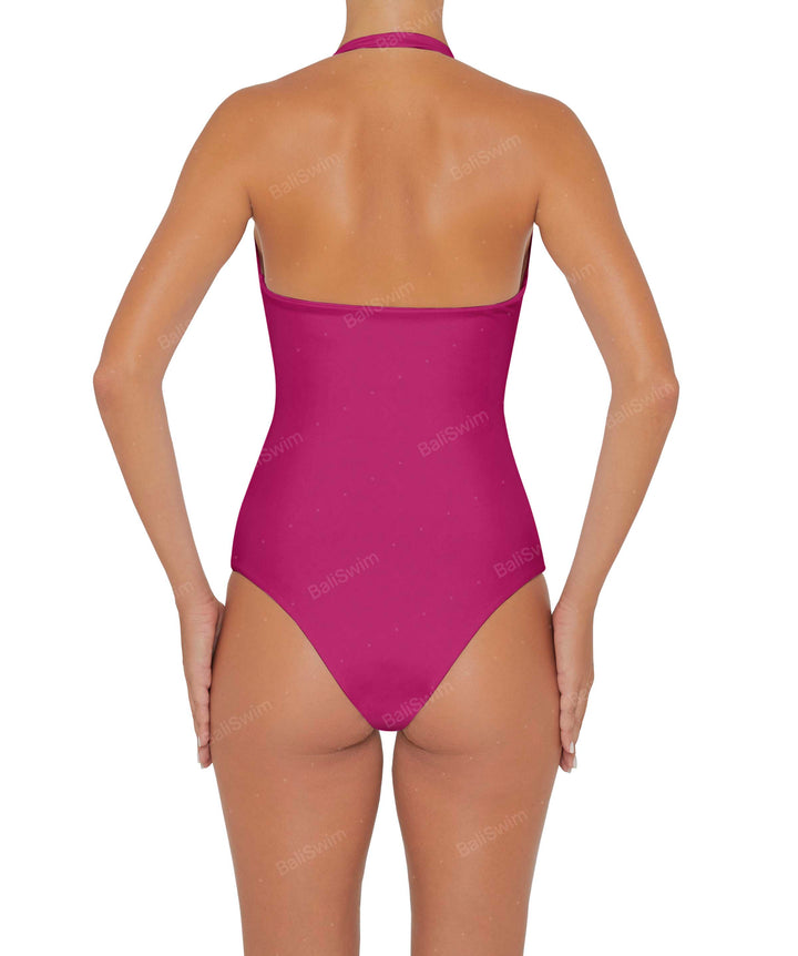 BSWS-S48 Halter Center Front Cutout One Piece