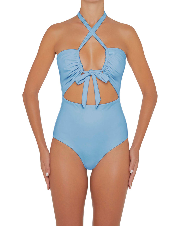 BSWS-S48 Halter Center Front Cutout One Piece