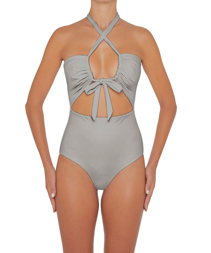 BSWS-S48 Halter Center Front Cutout One Piece
