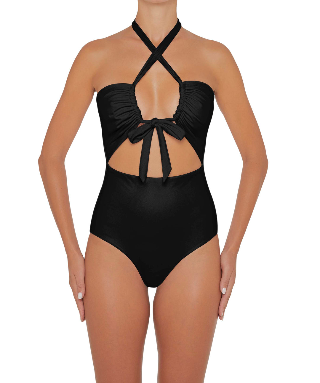 BSWS-S48 Halter Center Front Cutout One Piece
