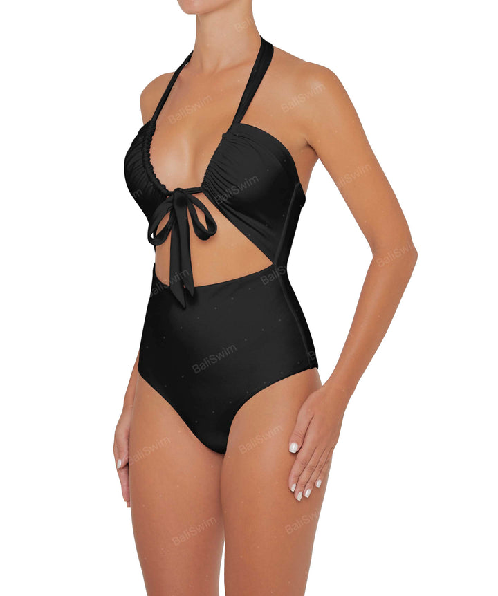 BSWS-S48 Halter Center Front Cutout One Piece