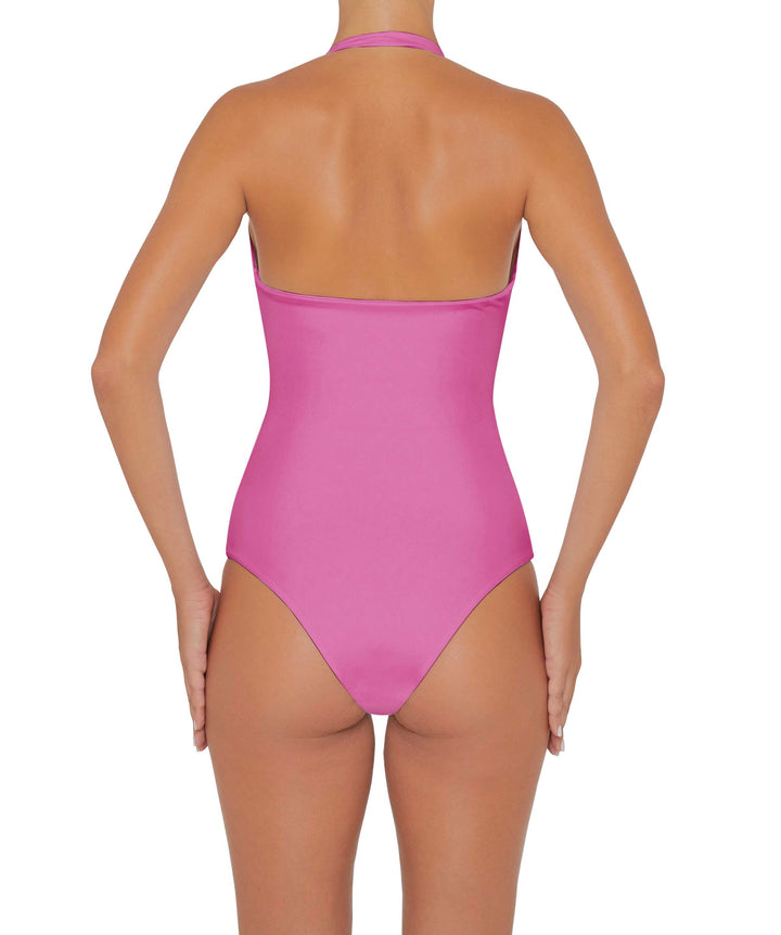 BSWS-S48 Halter Center Front Cutout One Piece