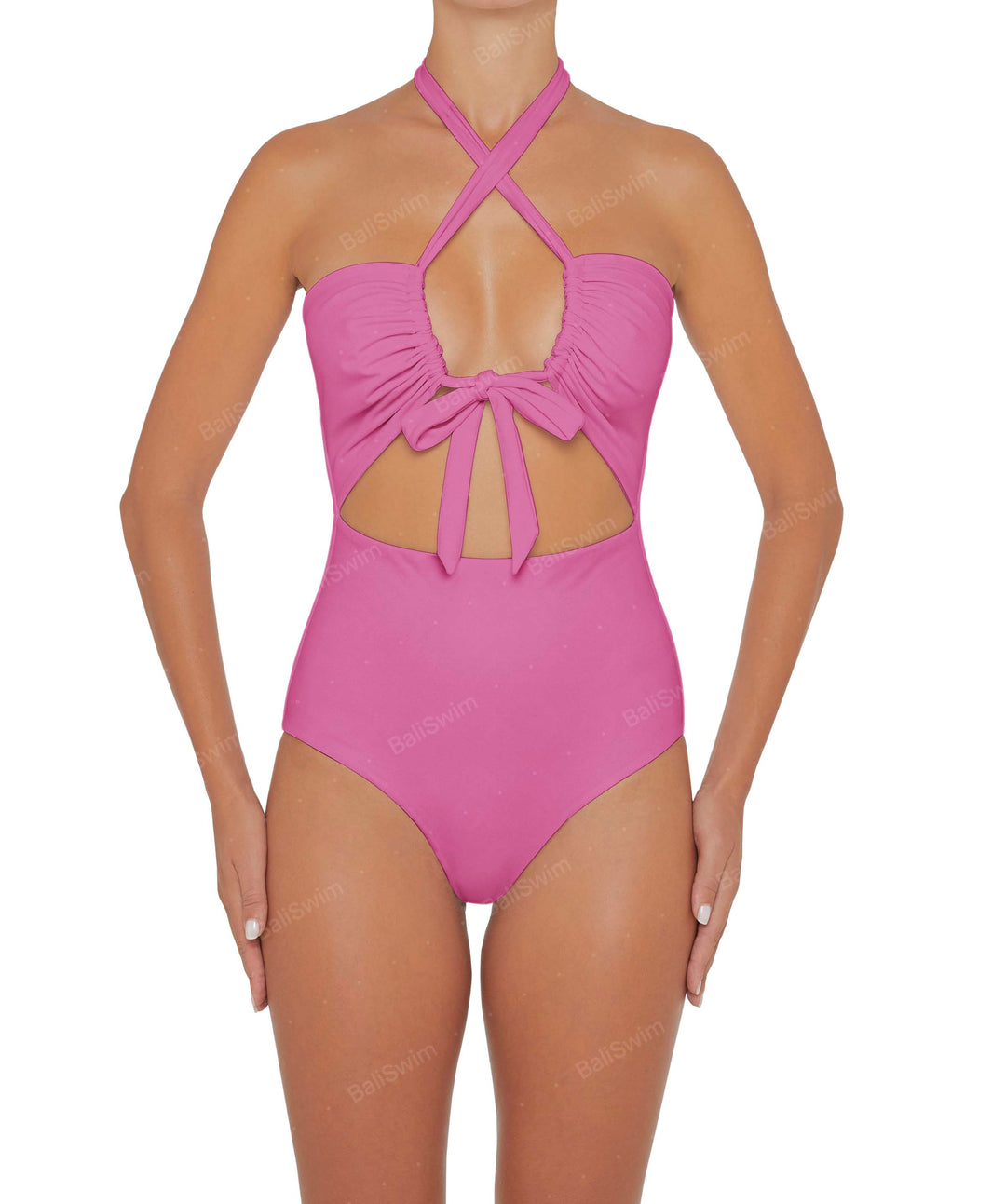 BSWS-S48 Halter Center Front Cutout One Piece