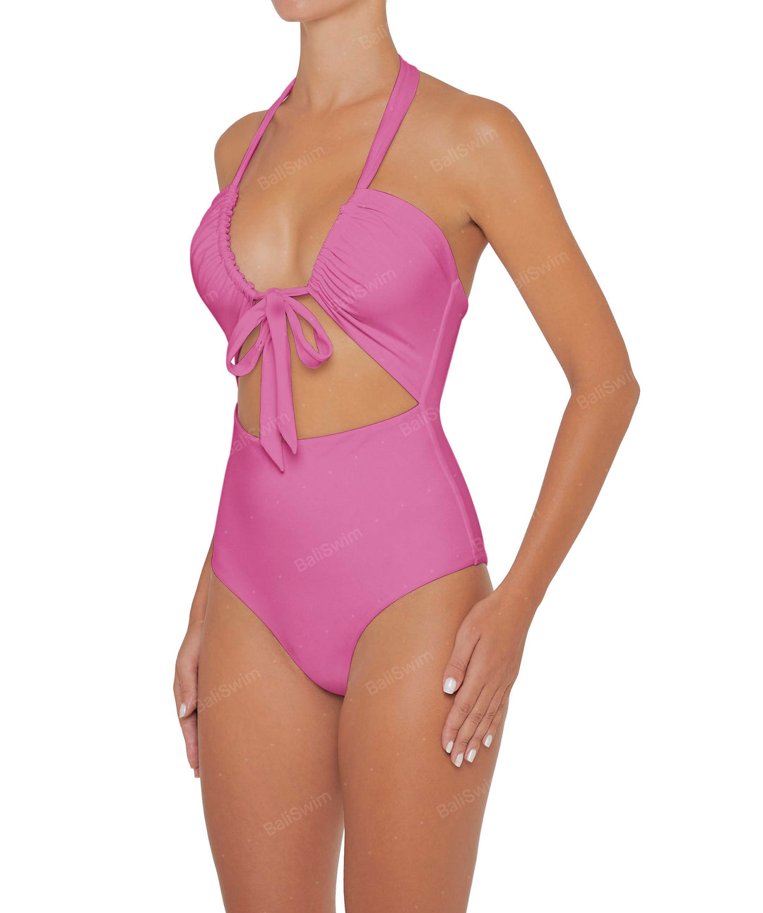 BSWS-S48 Halter Center Front Cutout One Piece
