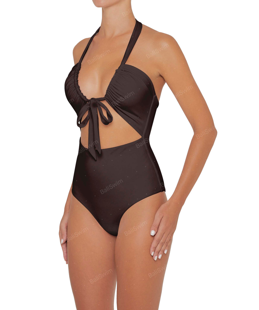 BSWS-S48 Halter Center Front Cutout One Piece