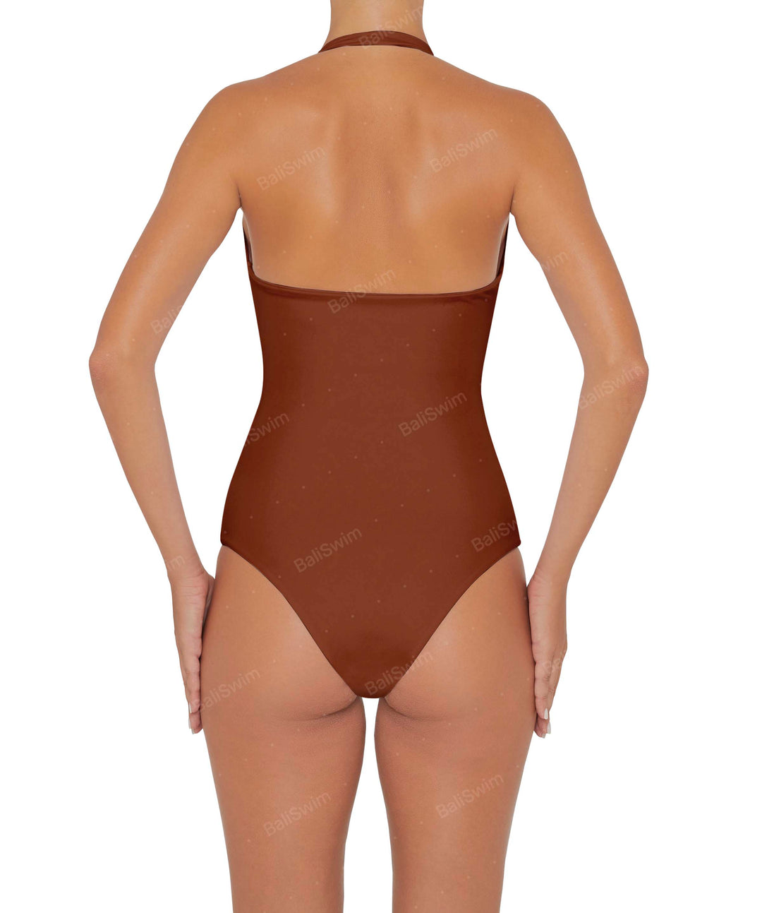 BSWS-S48 Halter Center Front Cutout One Piece