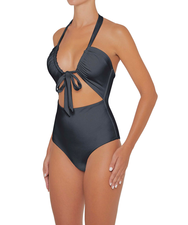 BSWS-S48 Halter Center Front Cutout One Piece