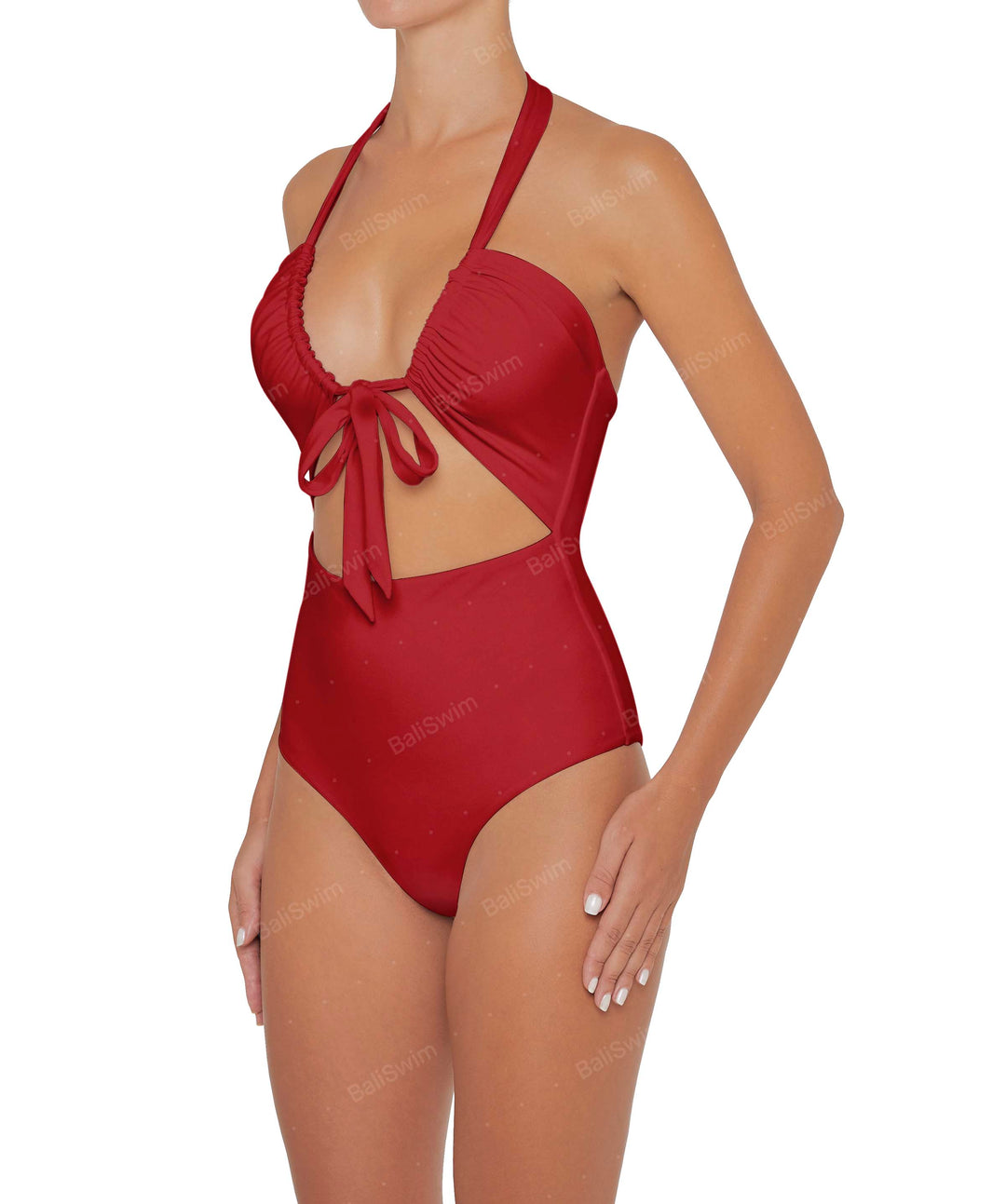 BSWS-S48 Halter Center Front Cutout One Piece