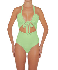 BSWS-S48 Halter Center Front Cutout One Piece