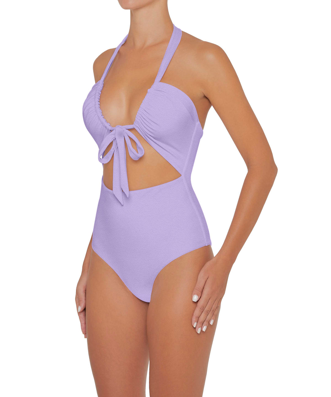 BSWS-S48 Halter Center Front Cutout One Piece
