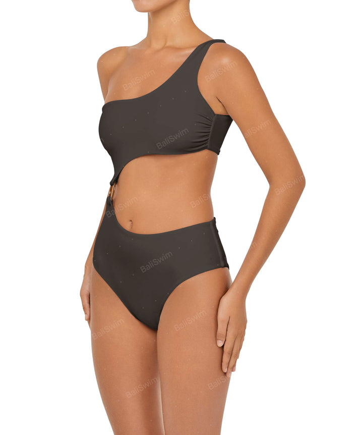 BSWS-S51 Asymmetrical Side Cutout O-Ring One Piece