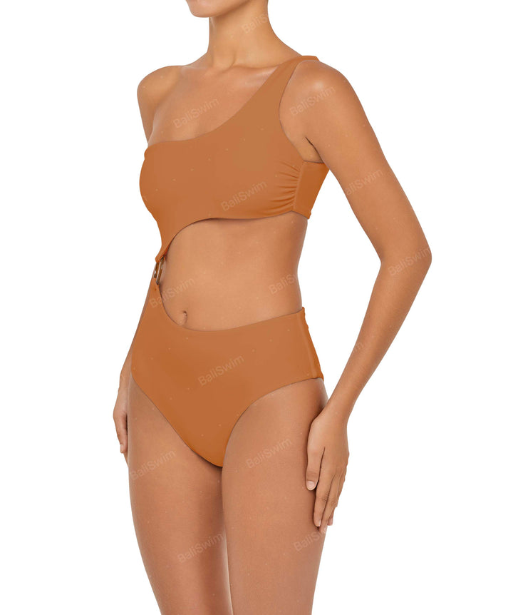 BSWS-S51 Asymmetrical Side Cutout O-Ring One Piece